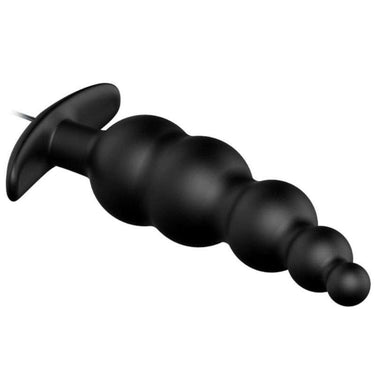 Plug anale vibrante in silicone con design pene e maniglia ergonomica